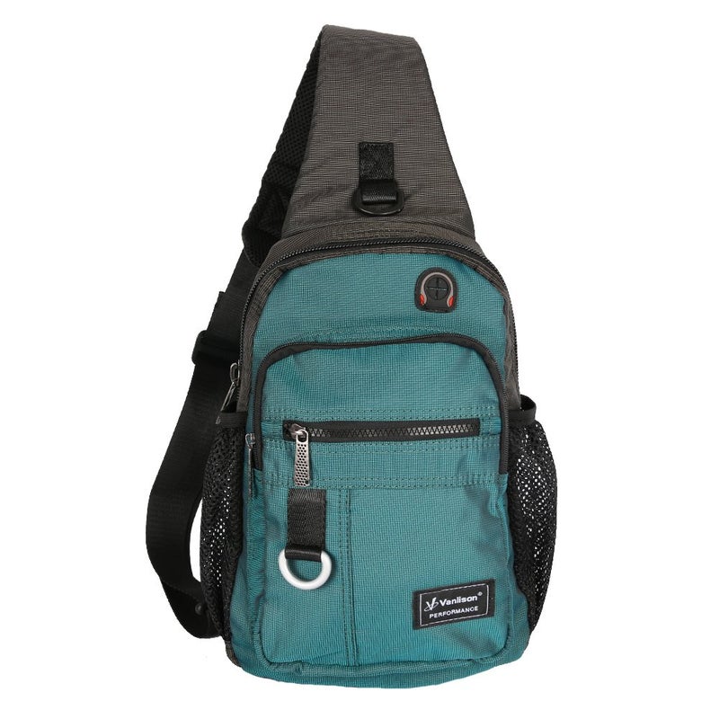 Vanlison Crossbody Sling Bag Backpack for Men & Women Lake Blue - Image 1